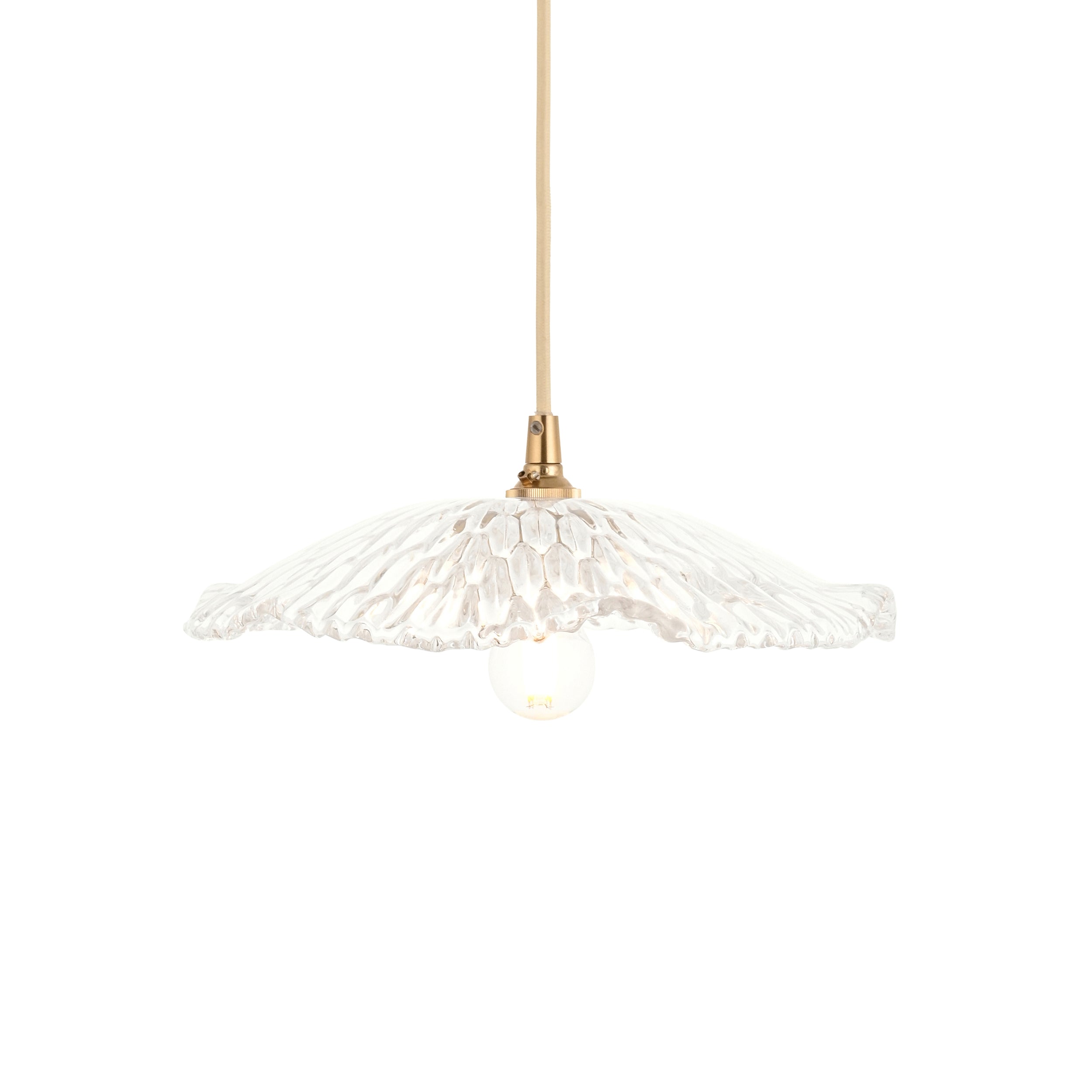 Endon Orchid Easyfit Pendant - Shade Only - Clear Glass