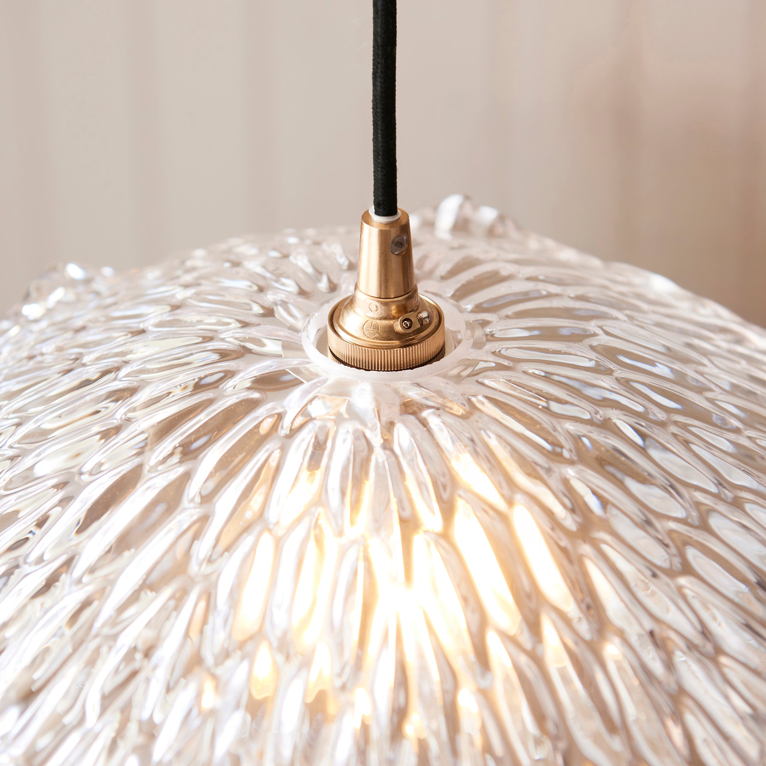 Endon Orchid Easyfit Pendant - Shade Only - Clear Glass