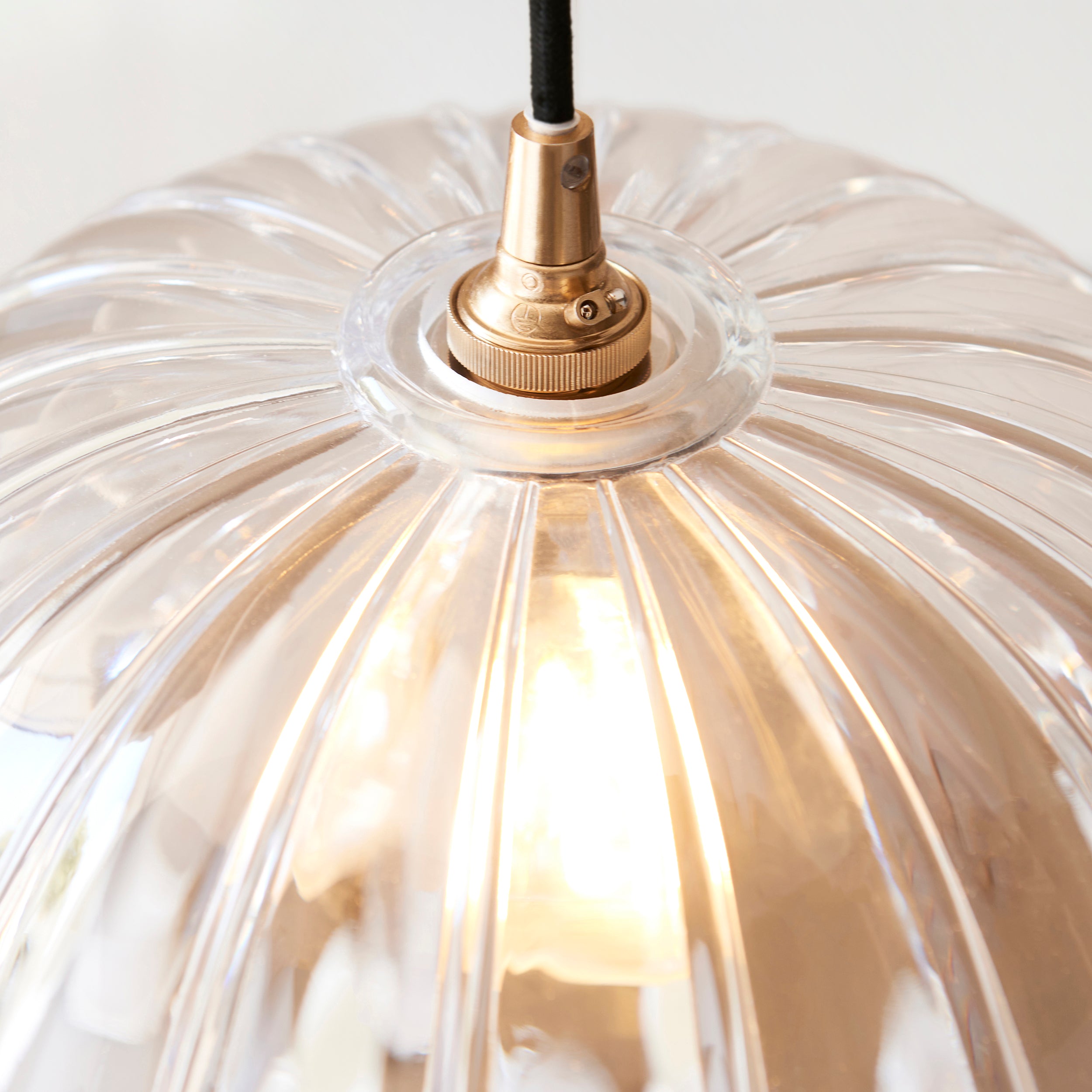 Endon Carnation Easyfit Pendant Shade Only - Clear Glass