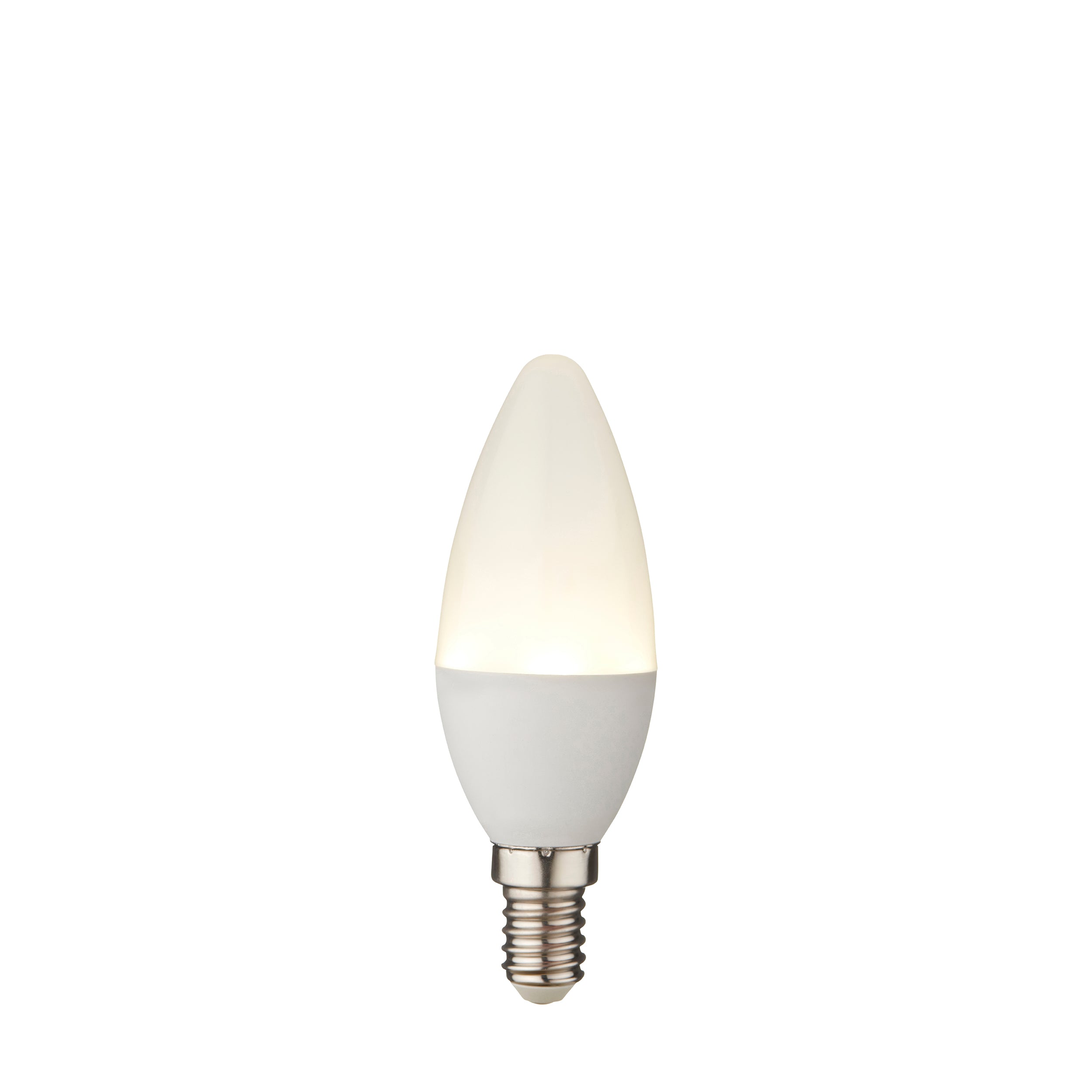 Endon Essentials E14 LED Candle Non Dimmable Bulb - Opal - 4000K