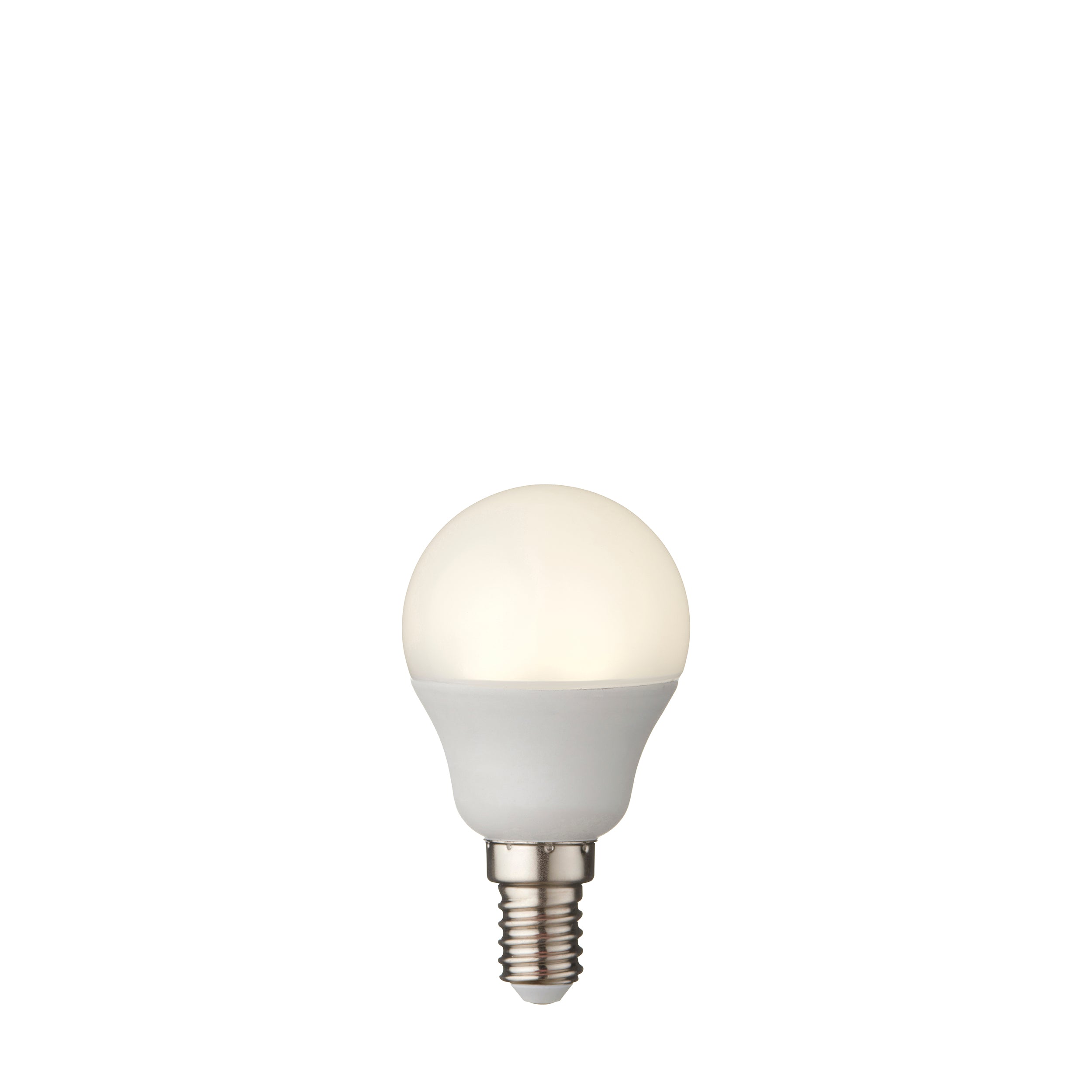 Endon Essentials E14 LED Golf Non Dimmable Bulb - Opal - 4000K