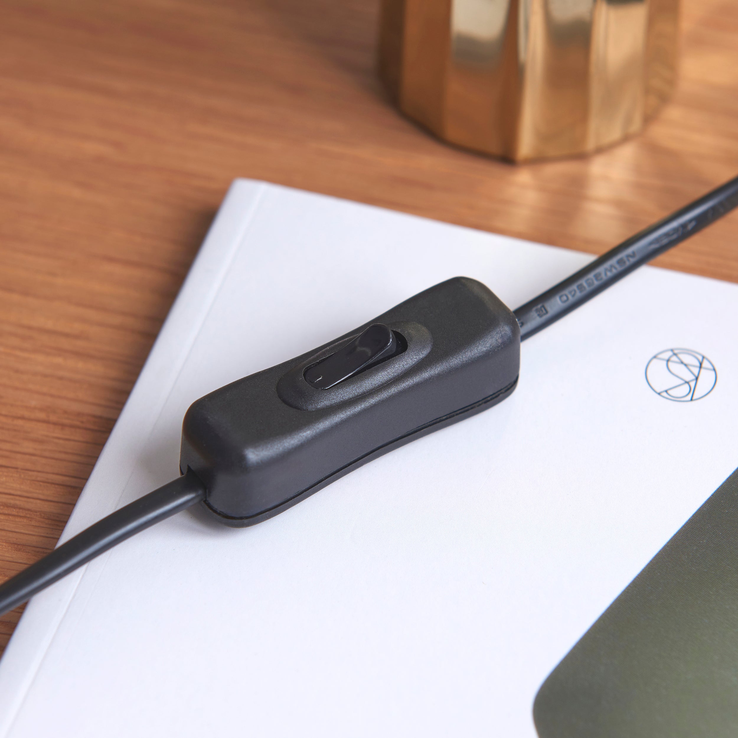 Endon Rise & Ivy 16Cm Table Lamp - Vintage Brass Finish & Vintage White Fabric