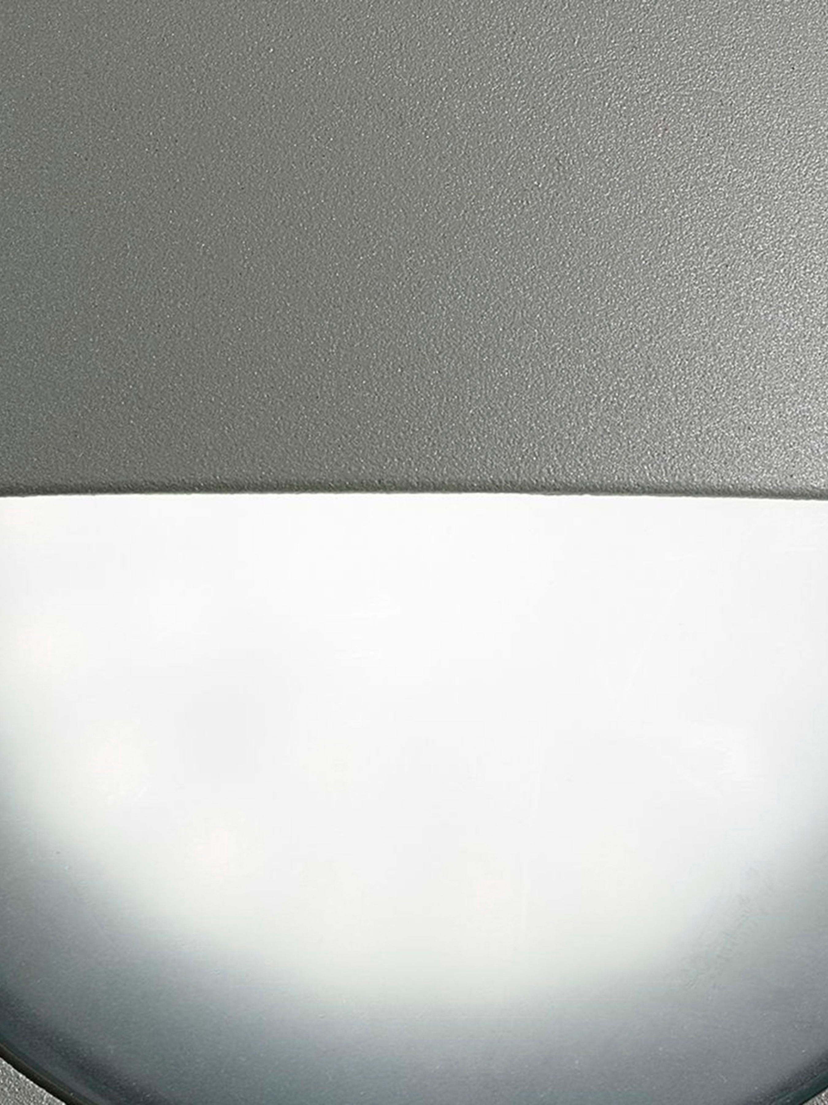 Searchlight Bamber LED Outdoor Flush - Grey Aluminium & Polycarbonate - IP44