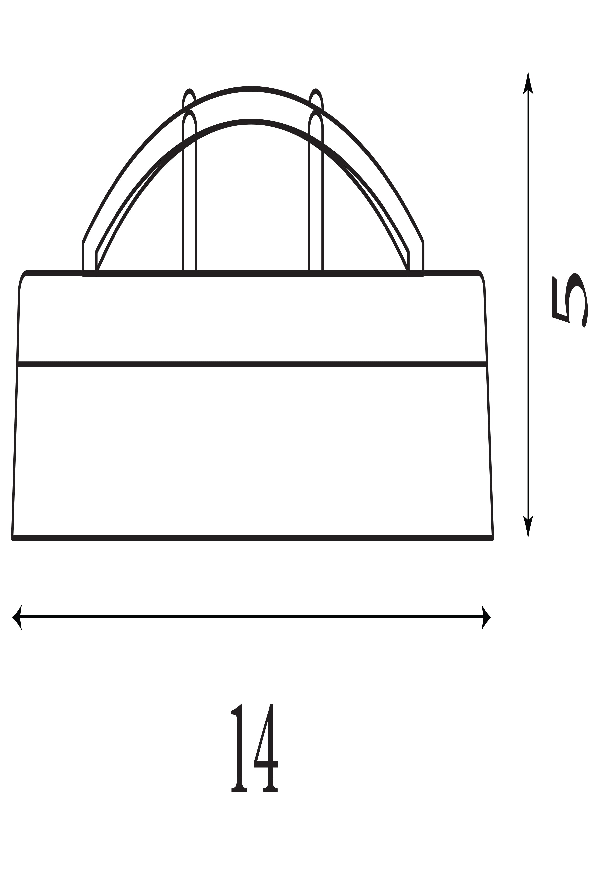 Searchlight Bamber LED Outdoor Flush - Grey Aluminium & Polycarbonate - IP44