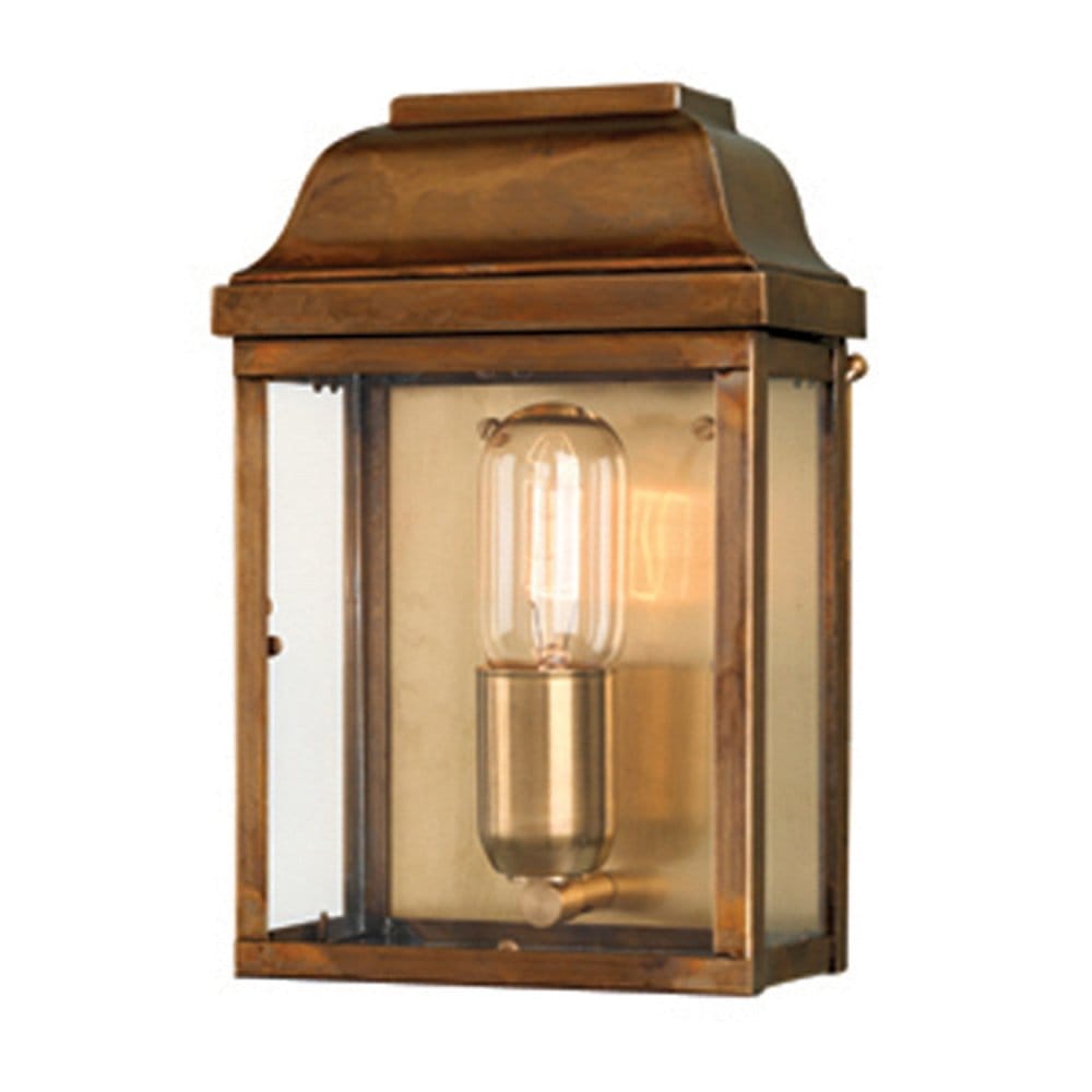 Elstead Victoria Single Wall Lantern - Aged Brass