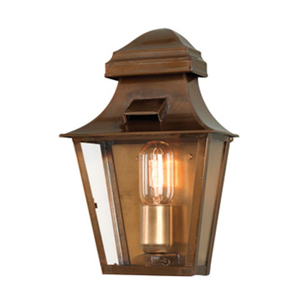 Elstead St Pauls Single Wall Lantern - Brass