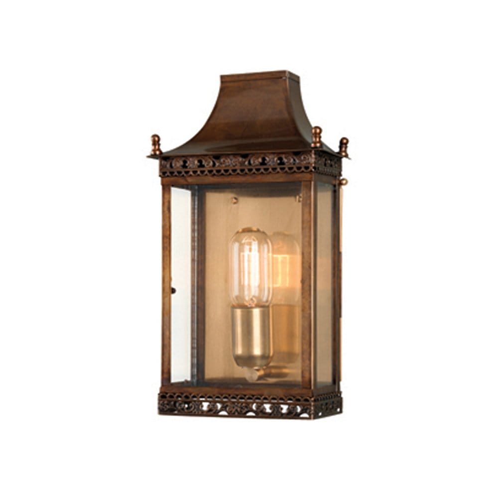 Elstead Regents Park Single Wall Lantern - Aged Brass