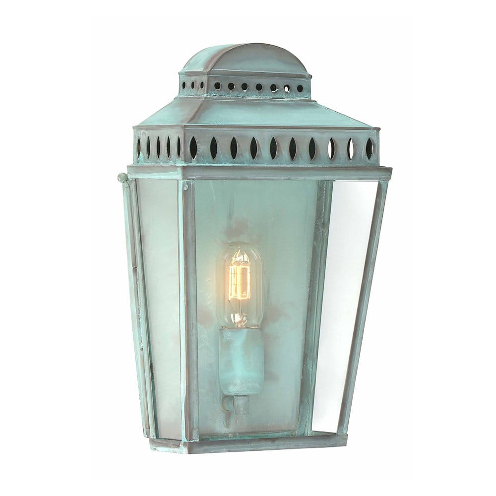 Elstead Mansion House Single Wall Lantern - Verdigris