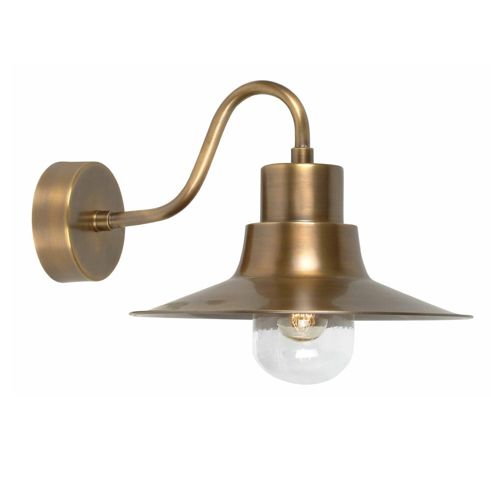 Elstead Sheldon Single Wall Lantern - Aged Brass