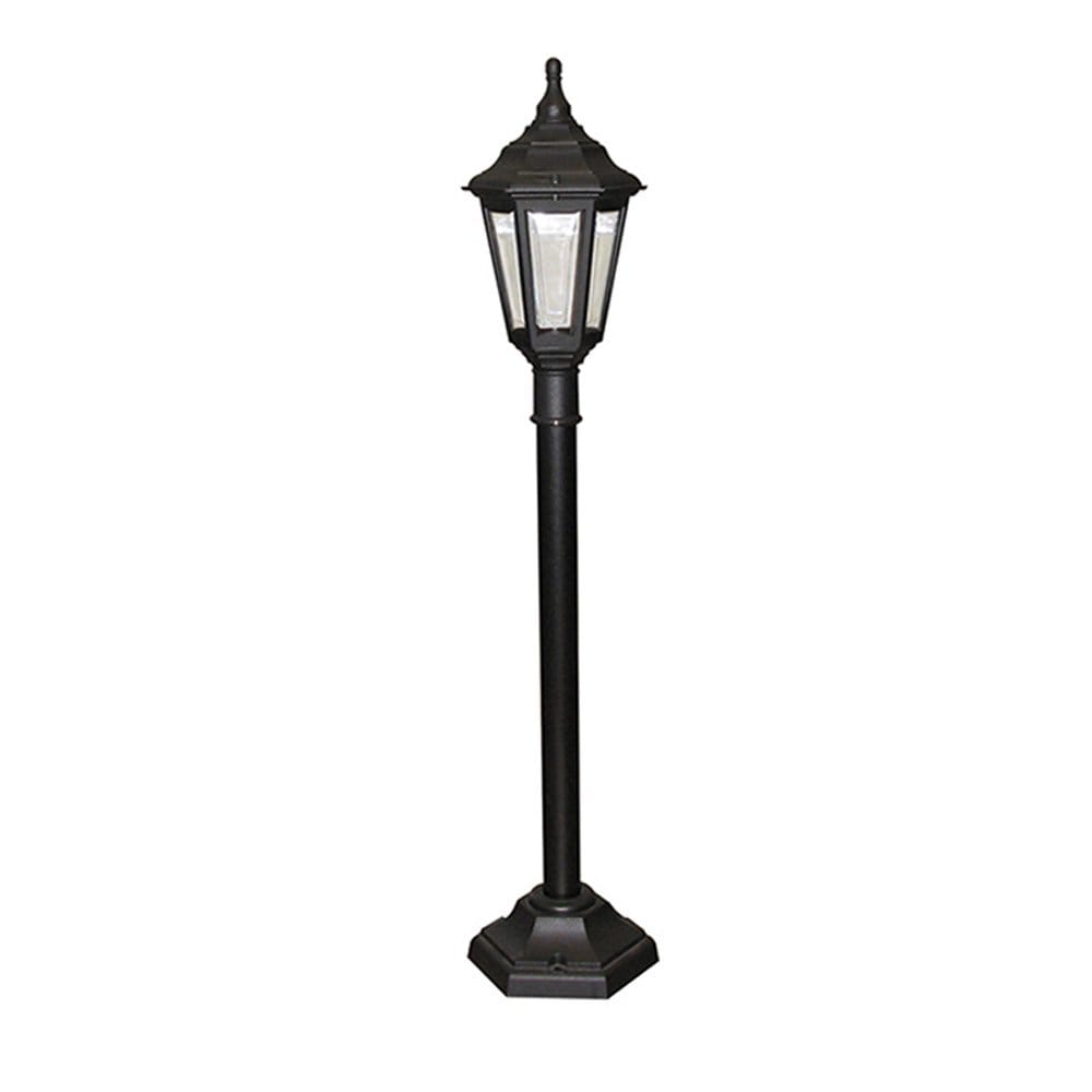 Elstead Kinsale Single Pillar Lantern - Black