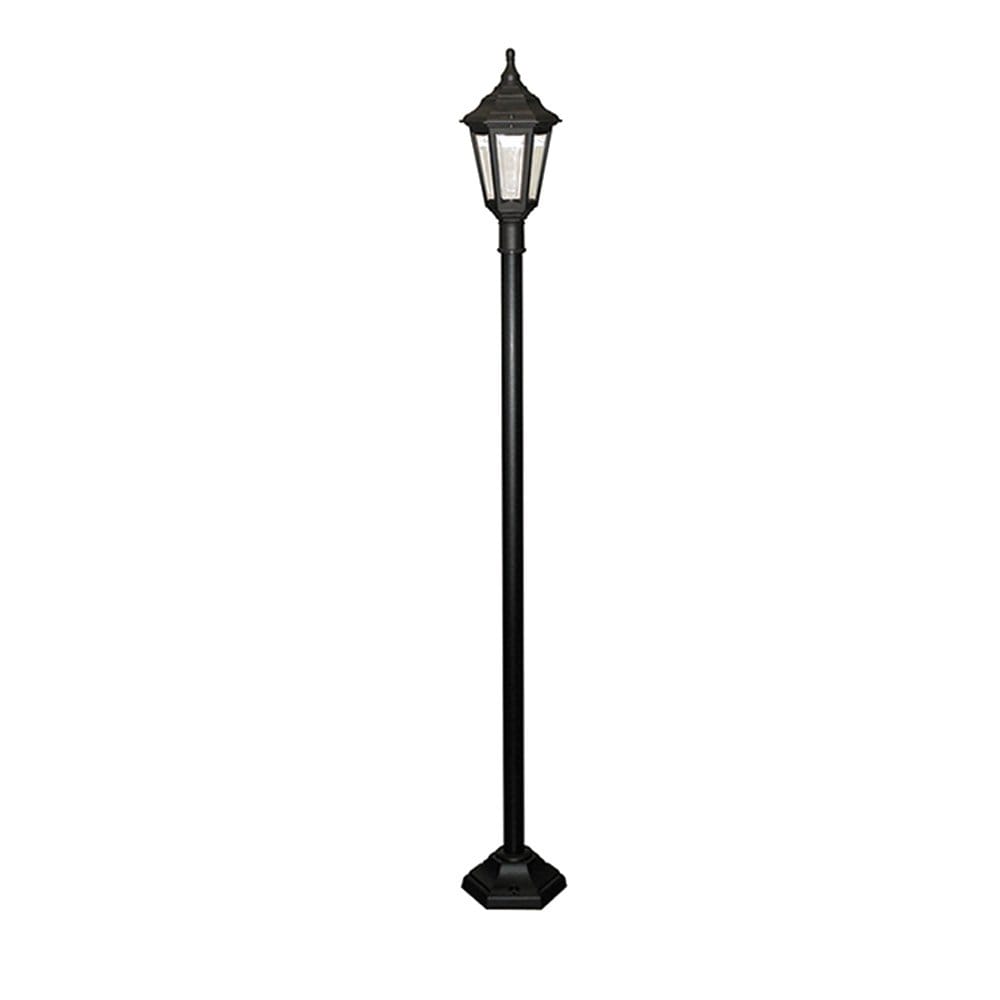 Elstead Kinsale Single Lamp Post - Black