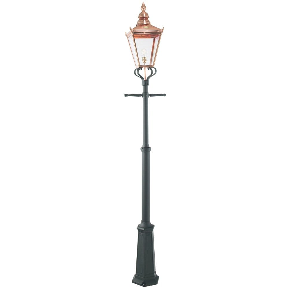 Norlys Chelsea Grande Single Lamp Post - Copper