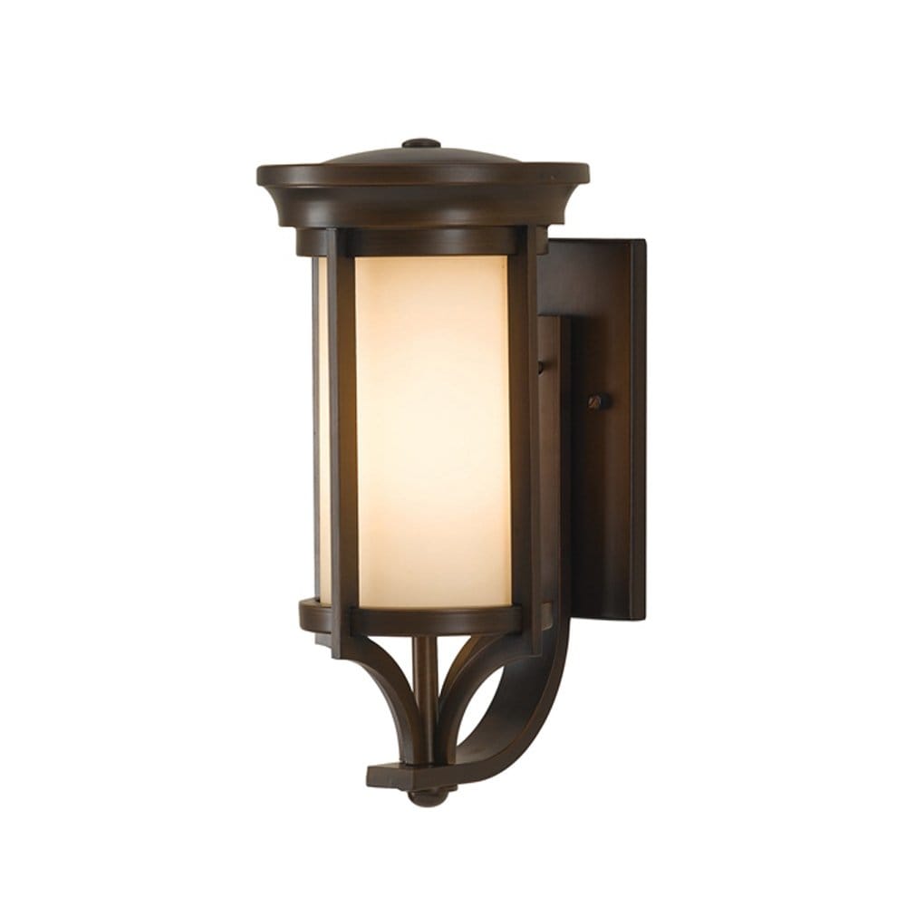 Feiss Merrill Single Small Wall Lantern - Heritage Bronze