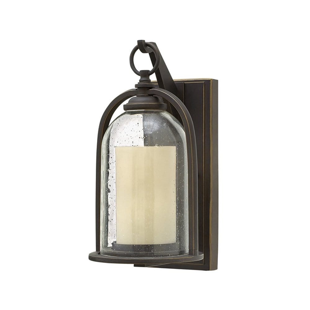 Hinkley Quincy Single Small Wall Lantern - Oil Rubbed Bronze