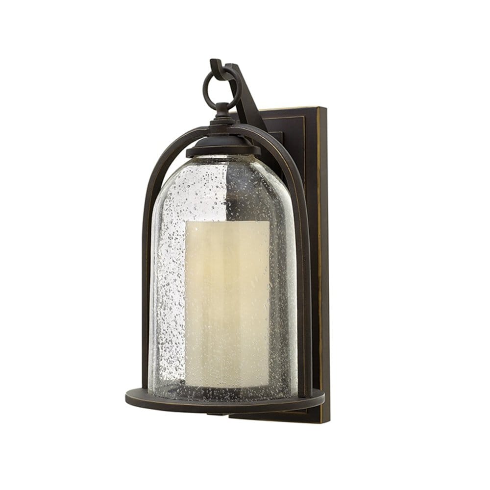 Hinkley Quincy Single Medium Wall Lantern - Oil Rubbed Bronze