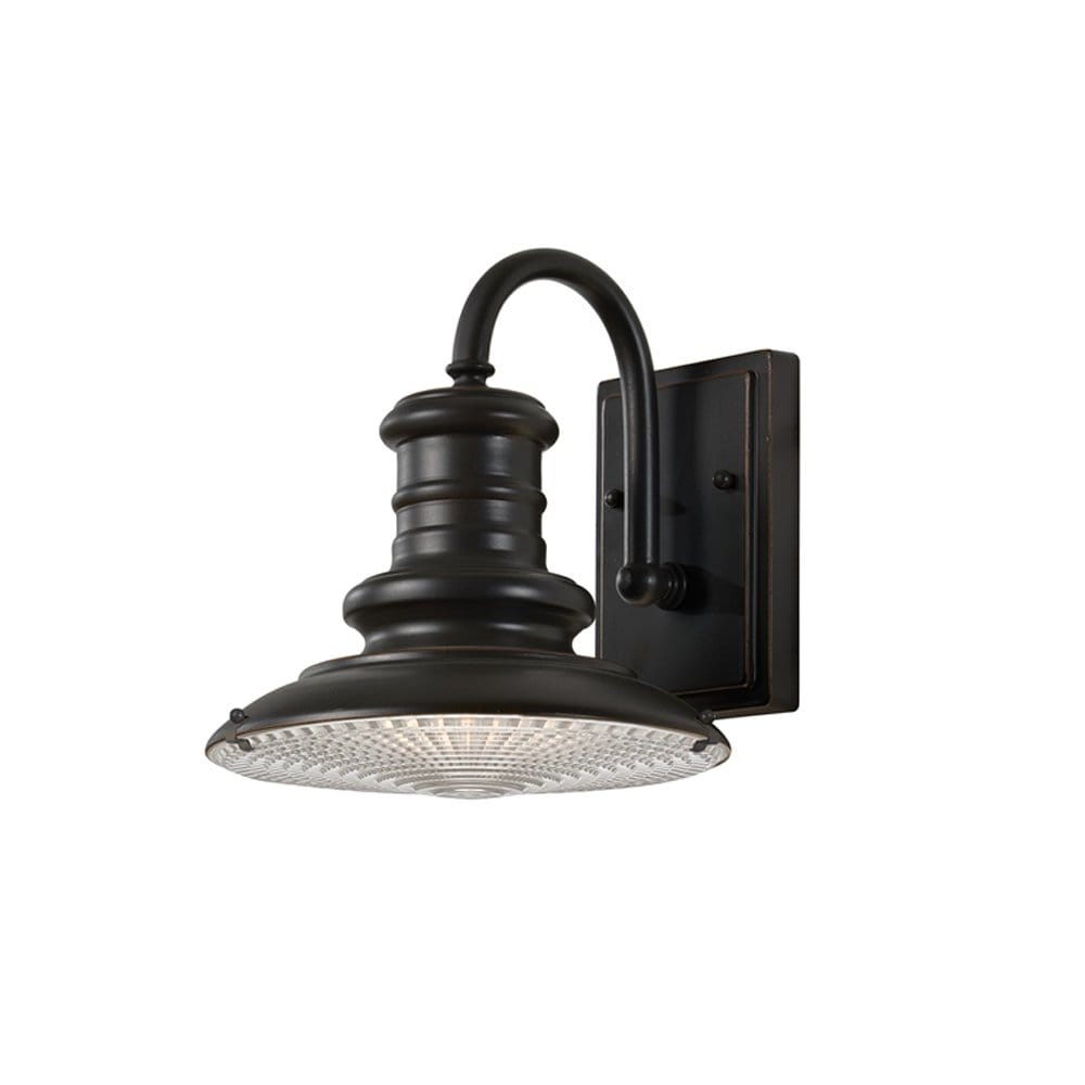 Feiss Redding Station Single Small Wall Lantern - Restoration Bronze