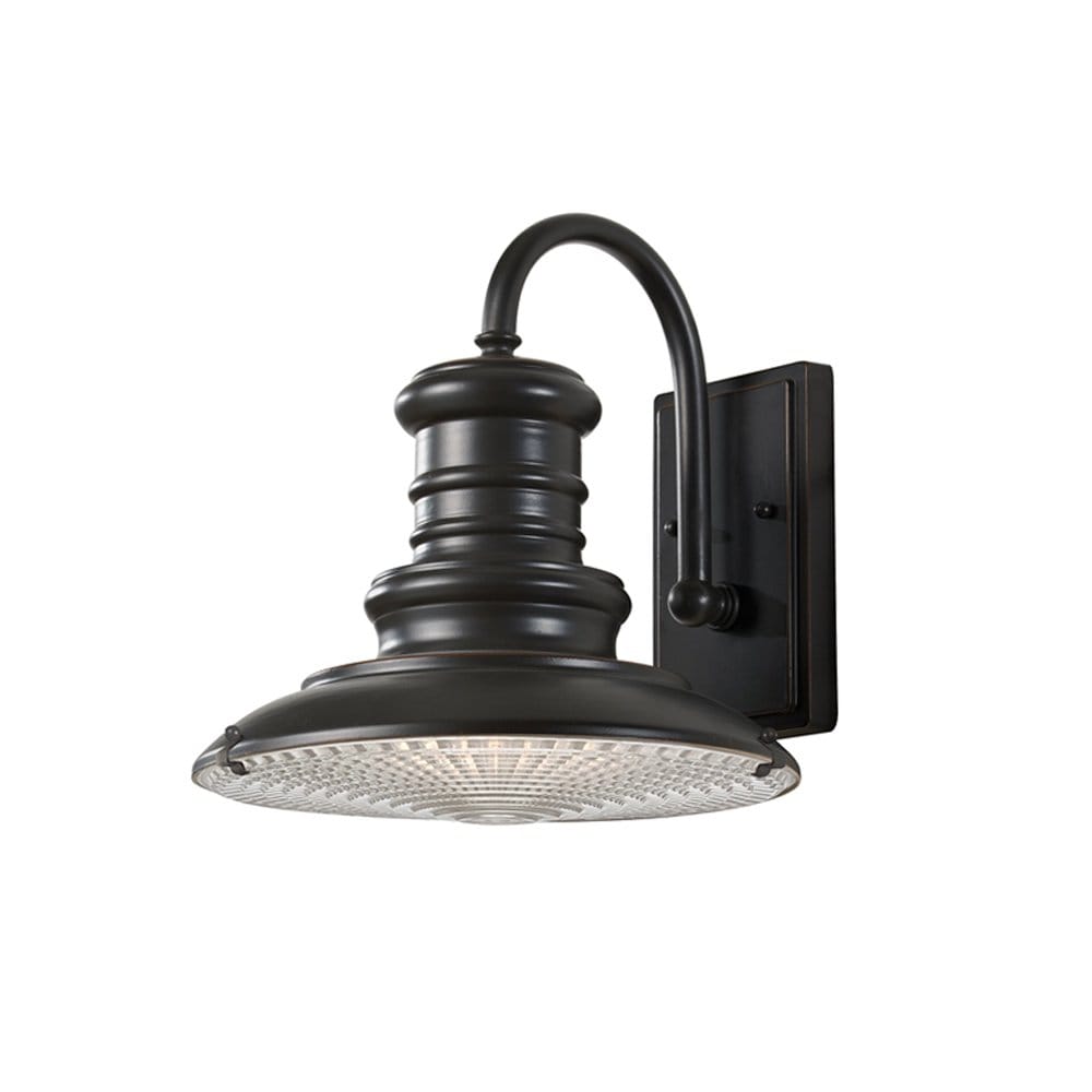 Feiss Redding Station Single Medium Wall Lantern - Restoration Bronze