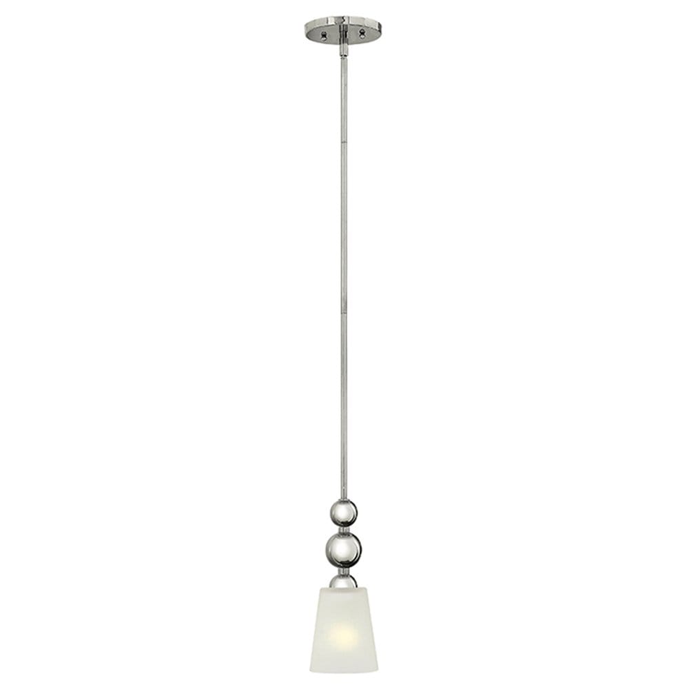 Hinkley Zelda Single Mini Pendant - Polished Nickel