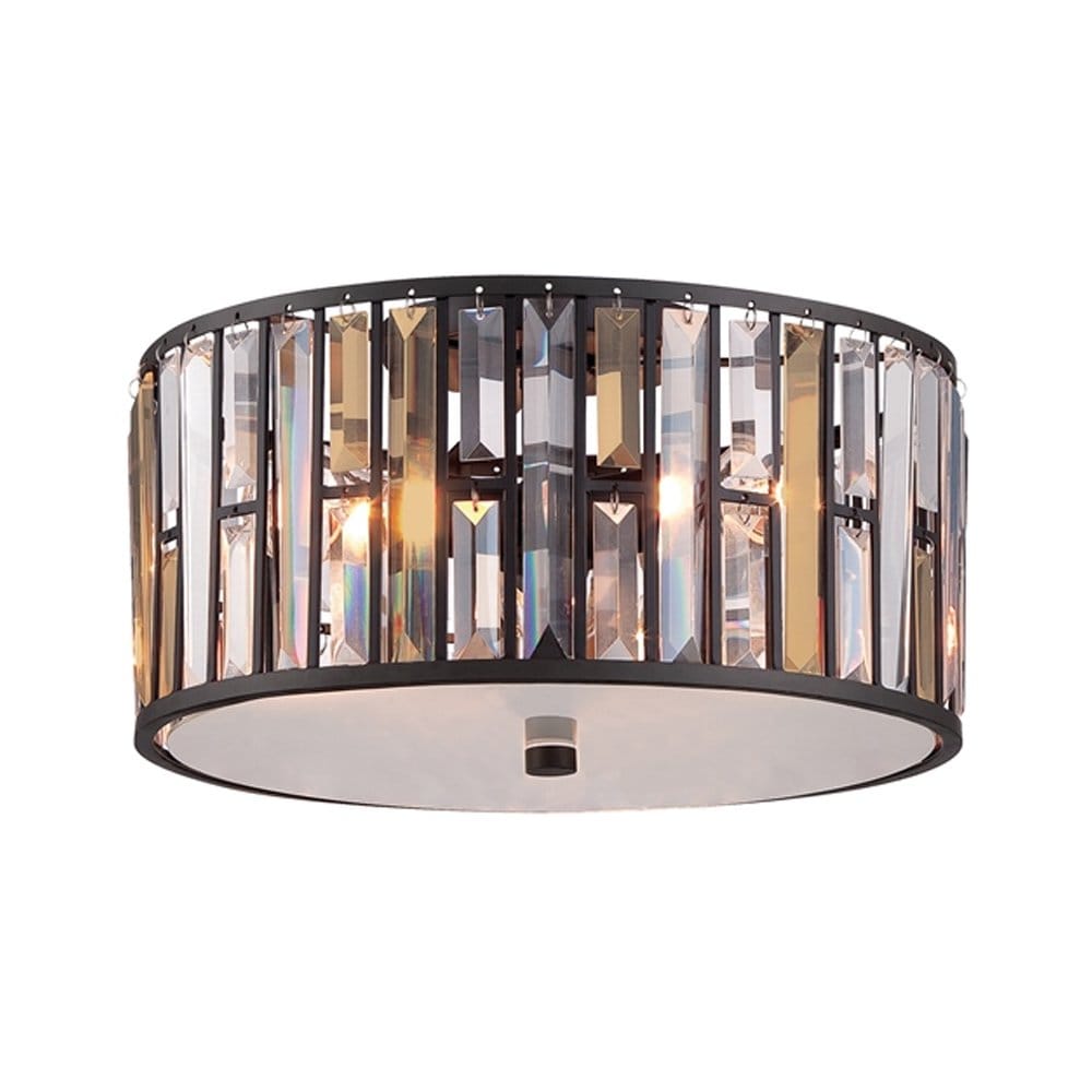 Hinkley Gemma 3 Light Flush Fitting - Vintage Bronze