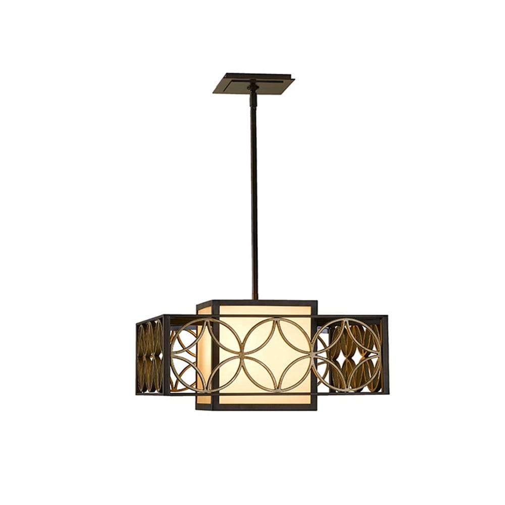 Feiss Remy Single Pendant - Heritage Bronze & Parisienne Gold