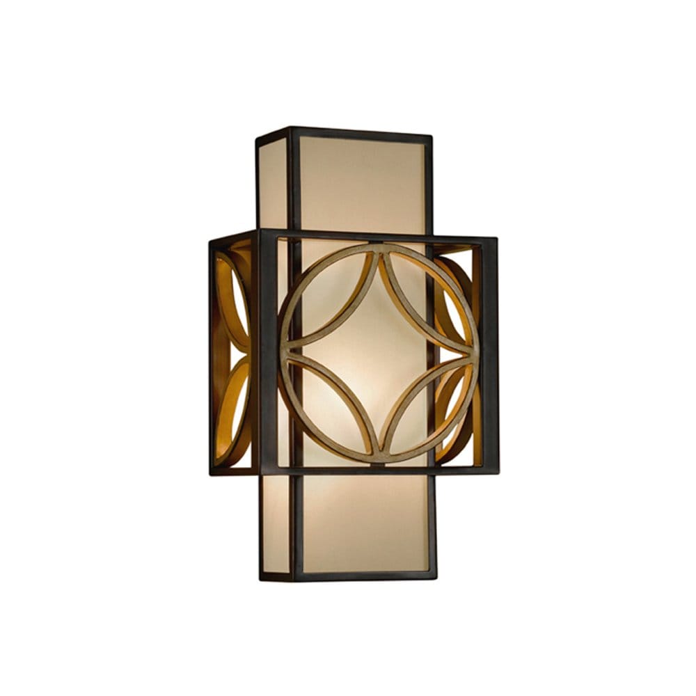 Feiss Remy Single Wall Light - Heritage Bronze & Parisienne Gold