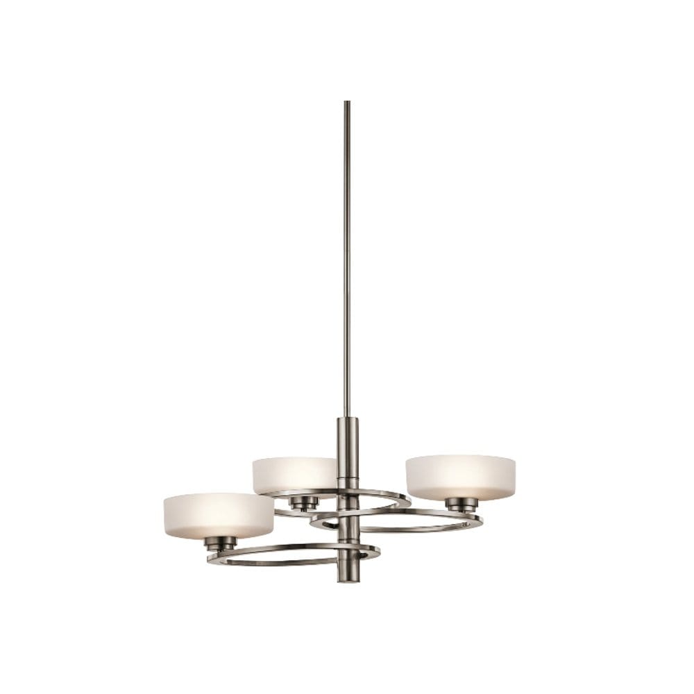 Kichler Aleeka 3 Light Chandelier - Classic Pewter