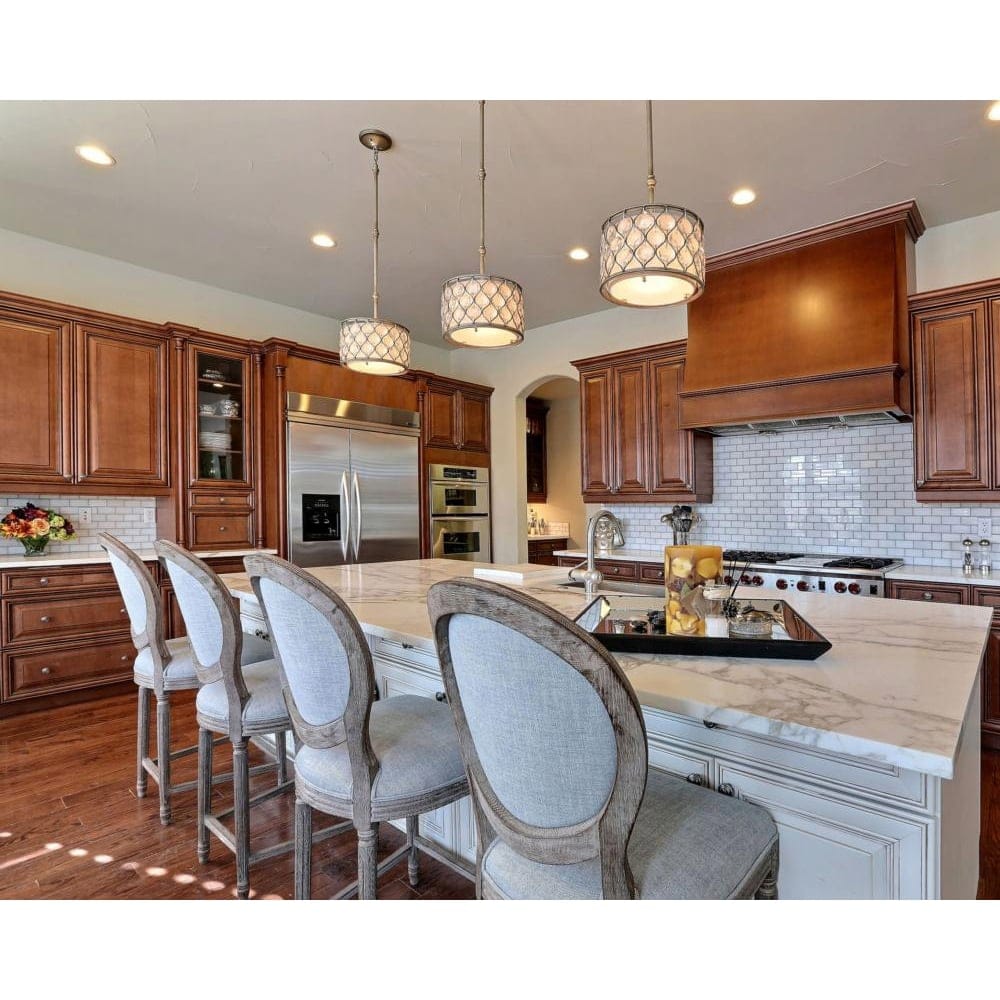 Feiss Lucia Single Pendant - Burnished Silver