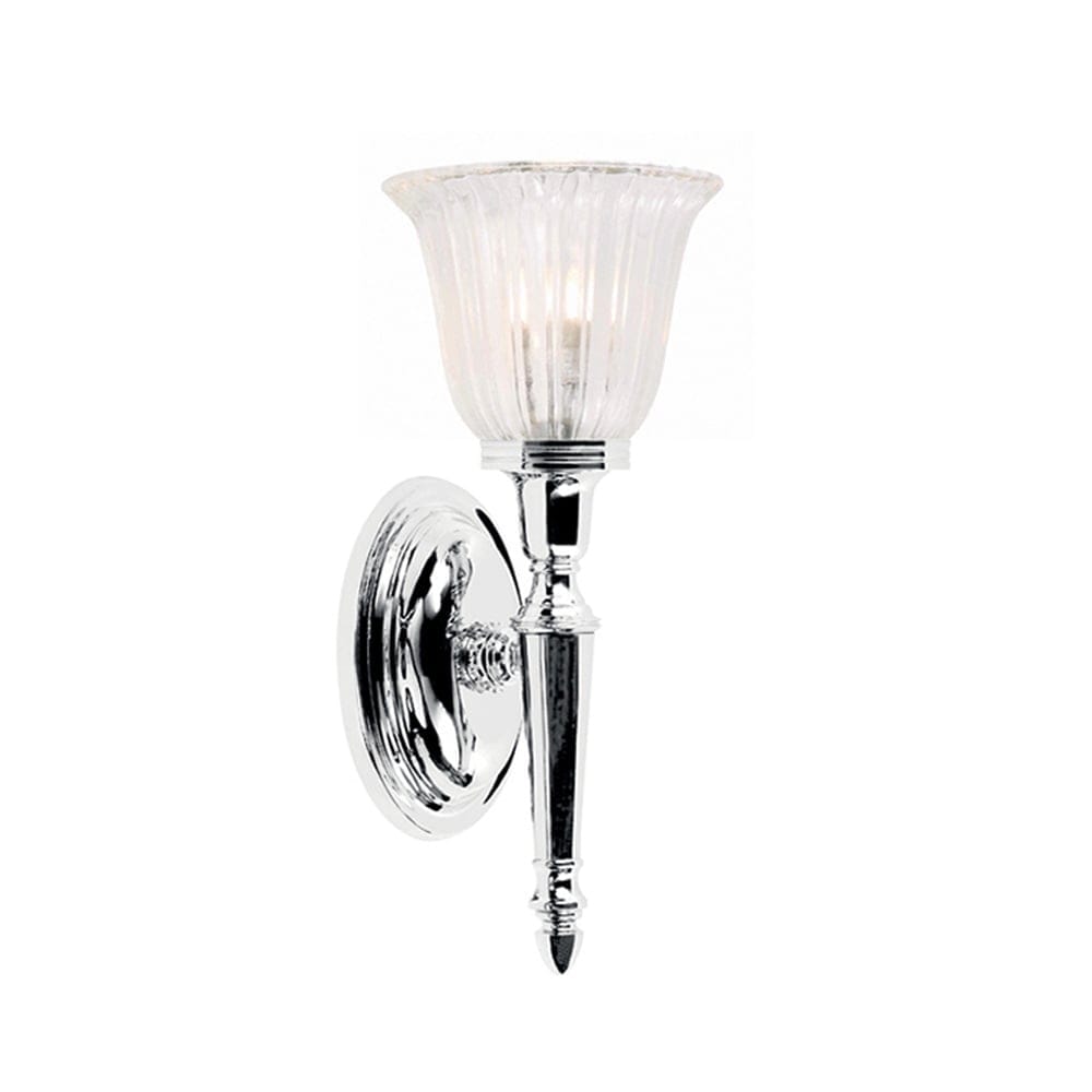 Elstead Dryden Single Bathroom Wall Light - Polished Chrome
