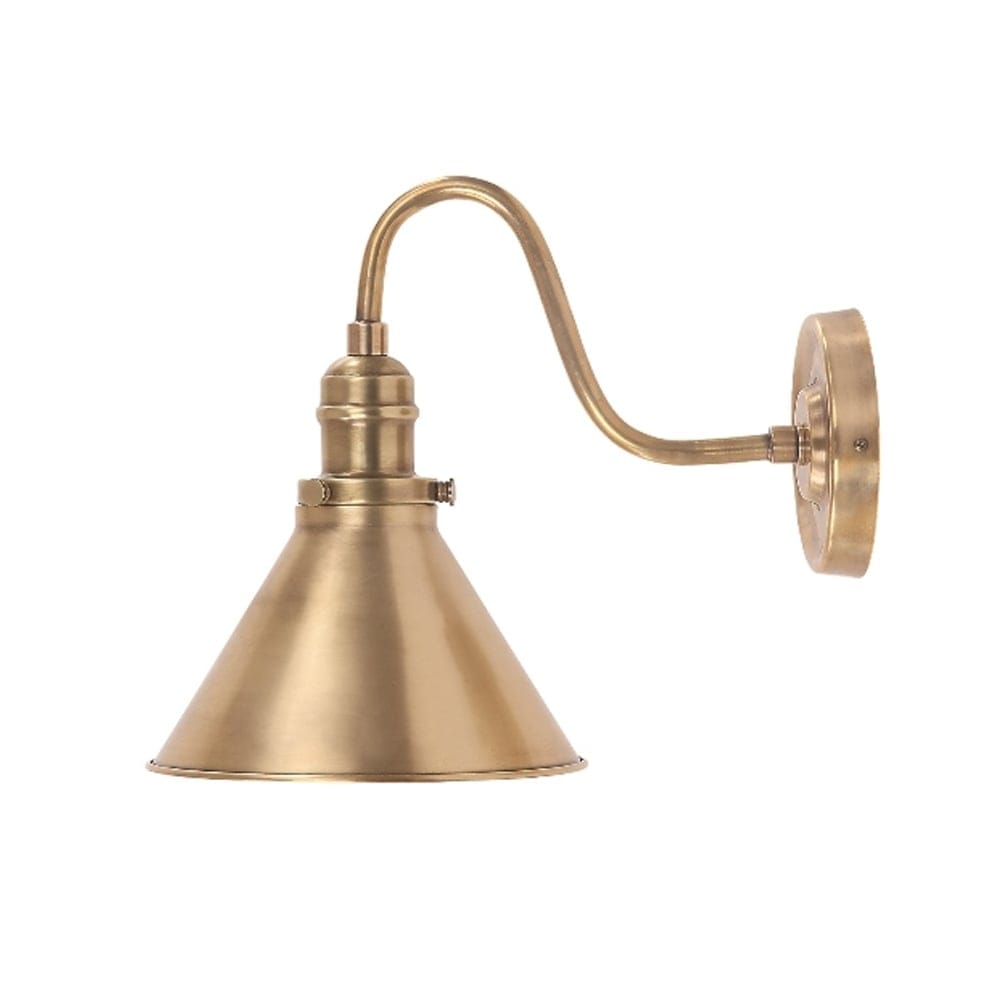 Elstead Provence Single Wall Light - Aged Brass