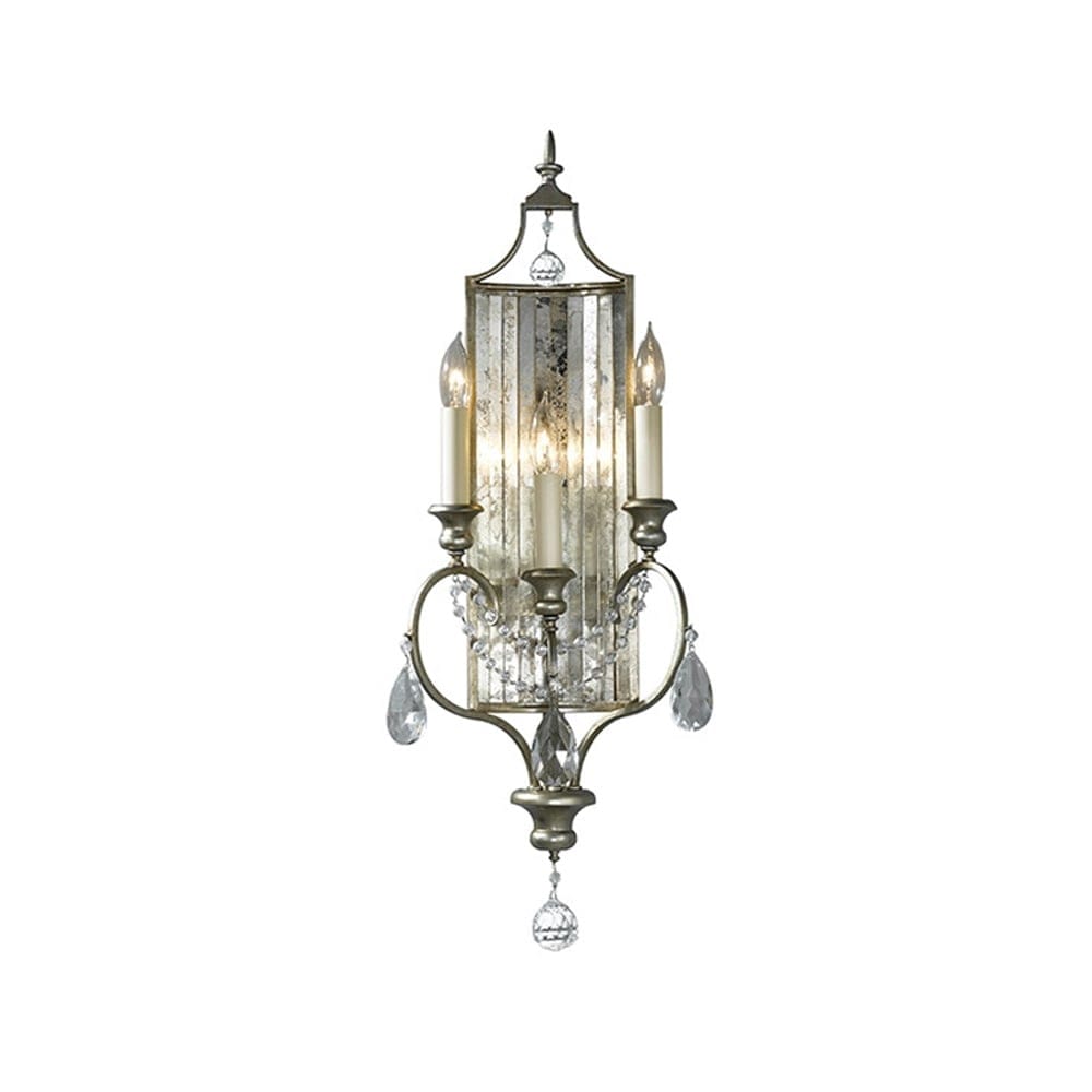 Feiss Gianna 3 Light Wall Light - Gilded Silver