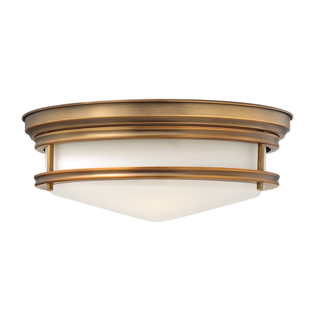 Hinkley Hadley 3 Light Flush Fitting - Brushed Bronze