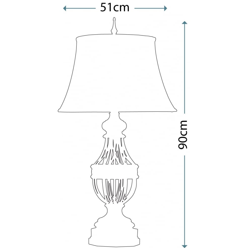 Feiss Augustine Single Table Lamp