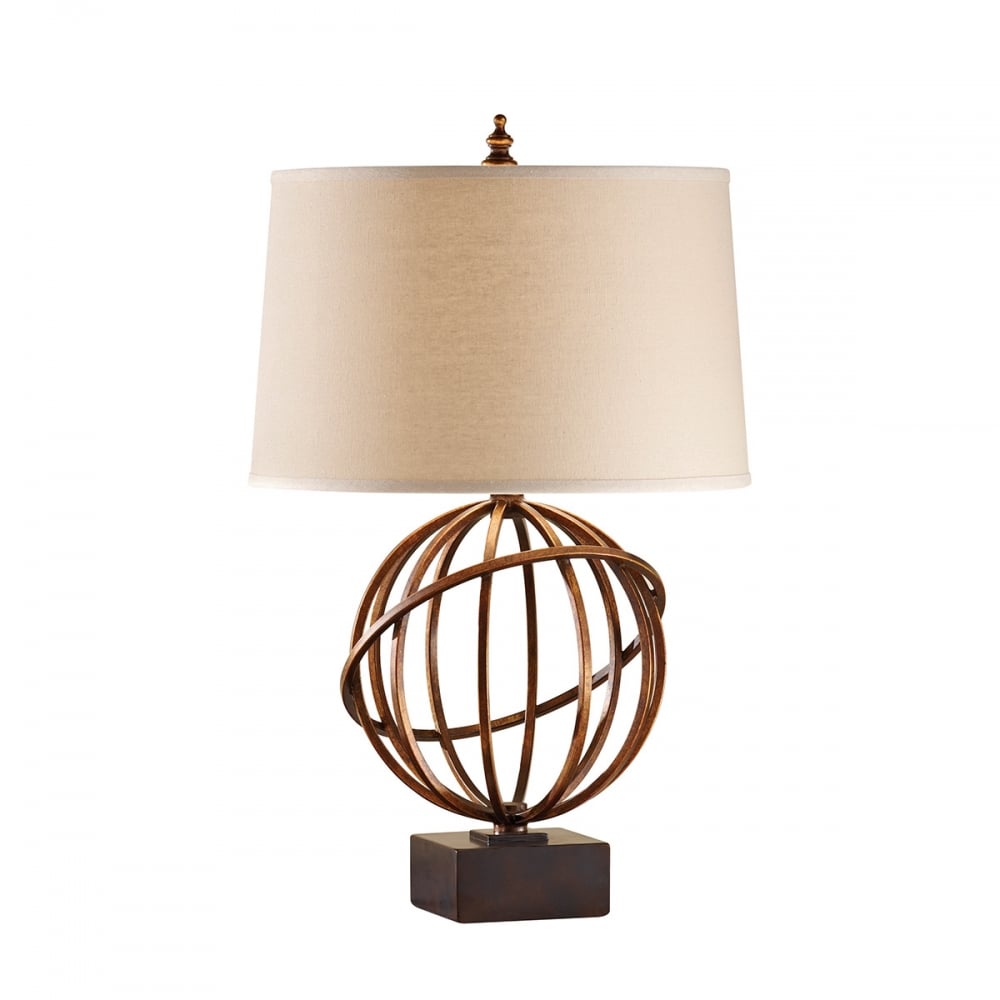Feiss Spencer Single Table Lamp - Firenze Gold