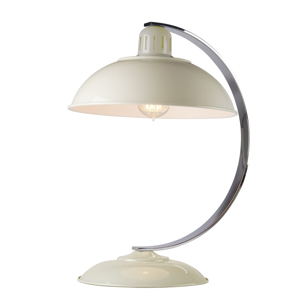 Elstead Franklin Single Desk Lamp - Oyster White