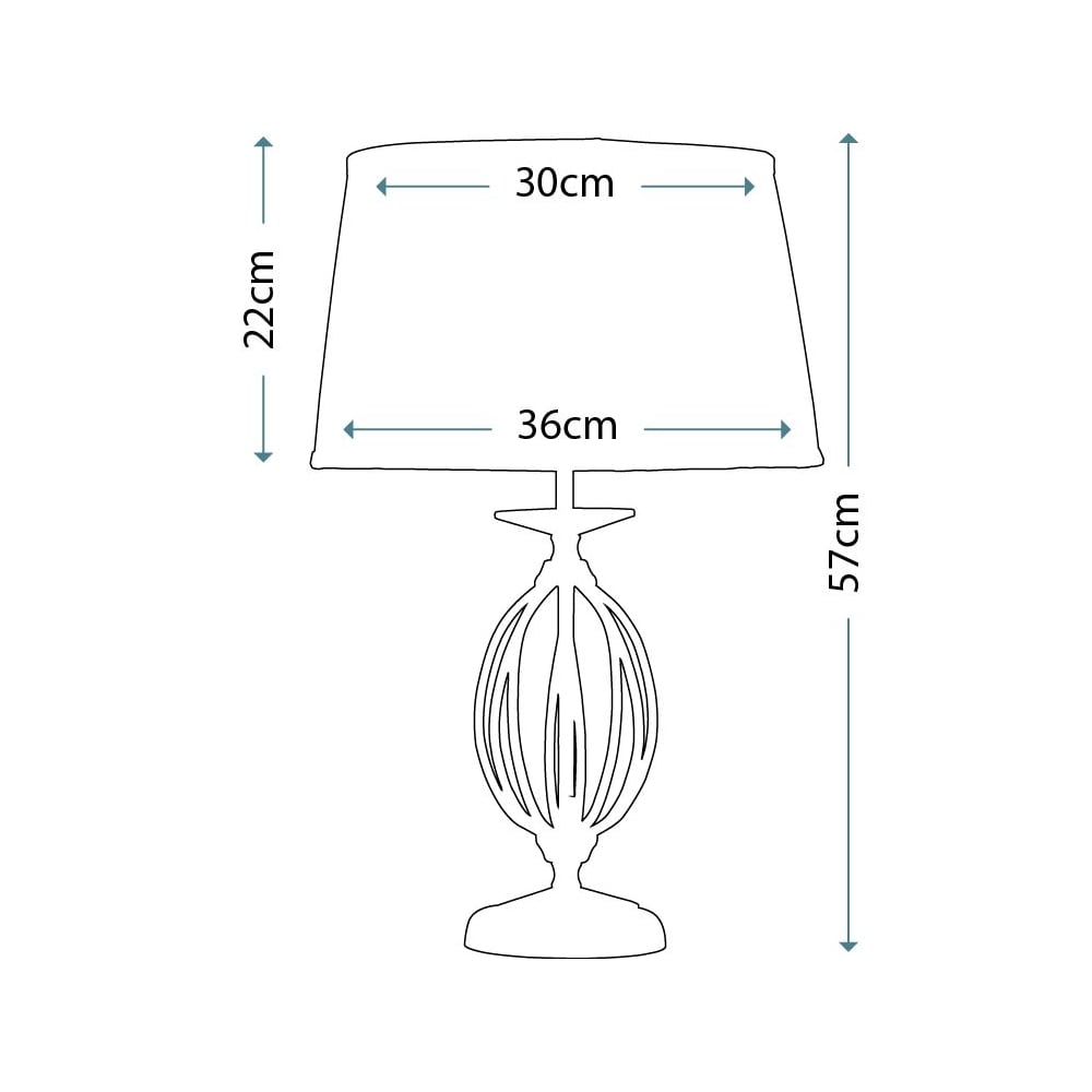 Elstead Aegean Single Table Lamp - Aged Brass