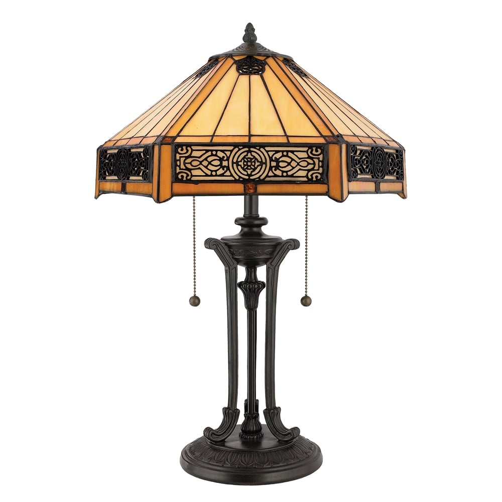 Quoizel Indus 2 Light Table Lamp - Vintage Bronze
