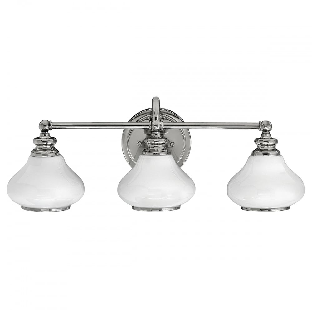 Hinkley Ainsley 3 Light Wall Light - Polished Chrome