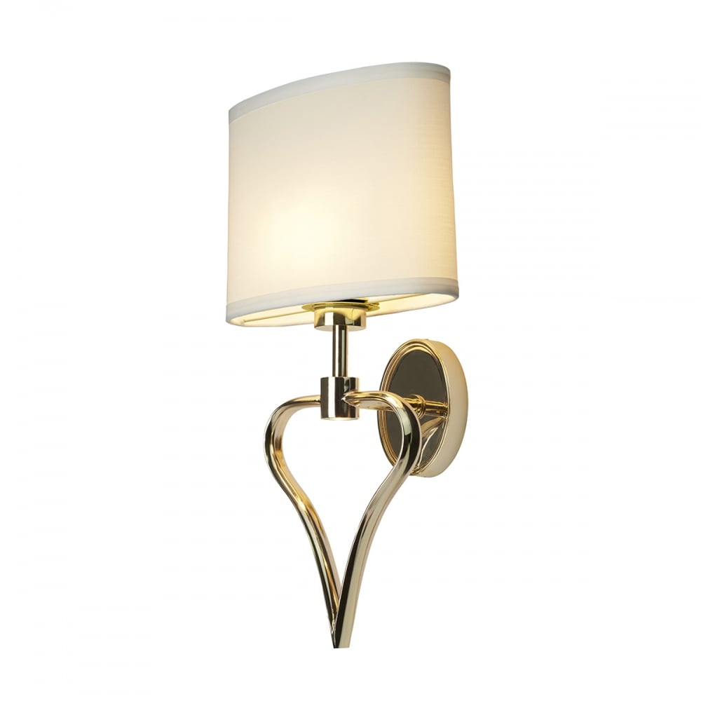 Elstead Falmouth 2 Light Bathroom Wall Light - French Gold