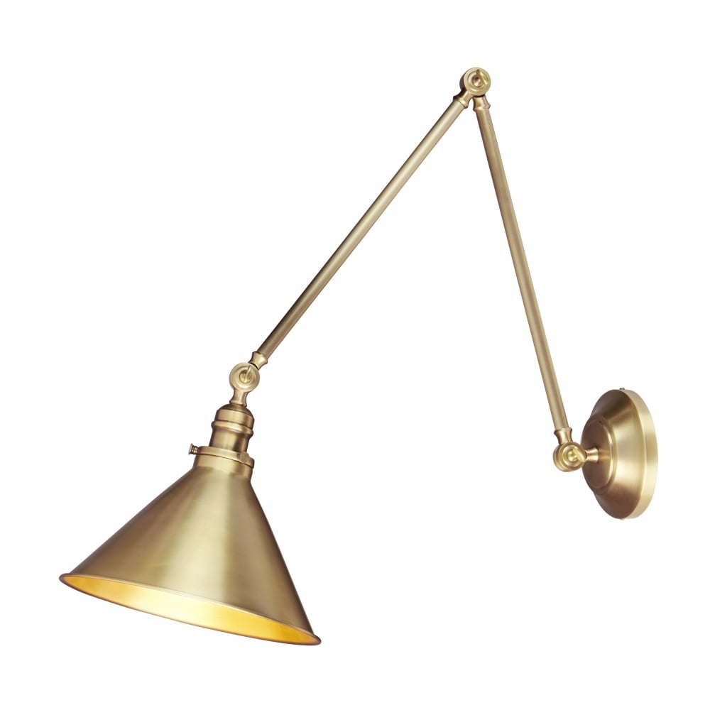 Elstead Provence Single Wall Light/Pendant - Aged Brass