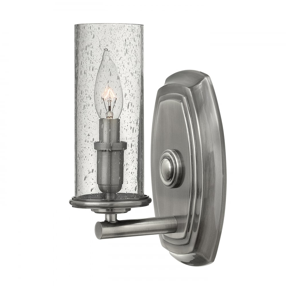 Hinkley Dakota Single Wall Light - Polished Antique Nickel