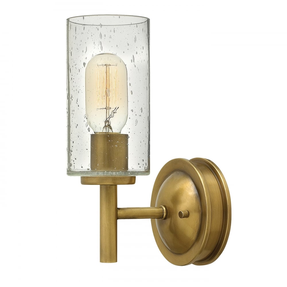 Hinkley Collier Single Wall Light - Heritage Brass