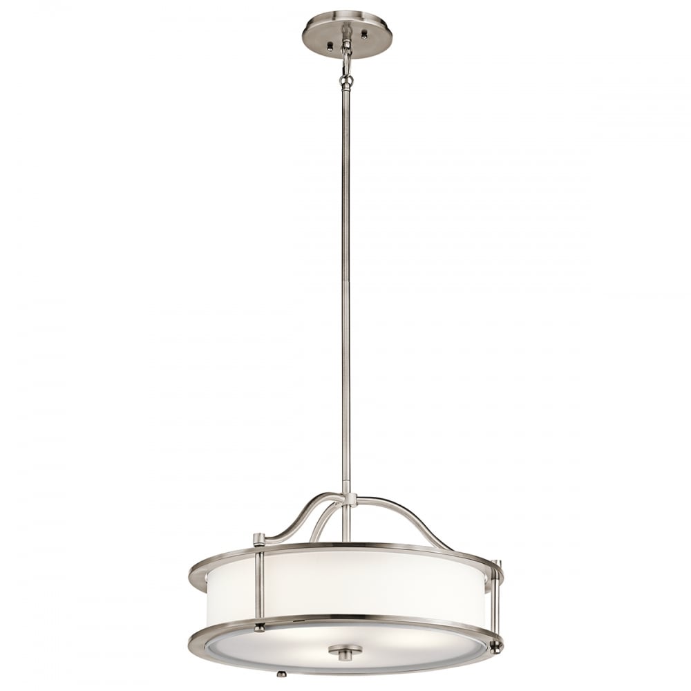 Kichler Emory 3 Light Pendant / Semi Flush - Classic Pewter