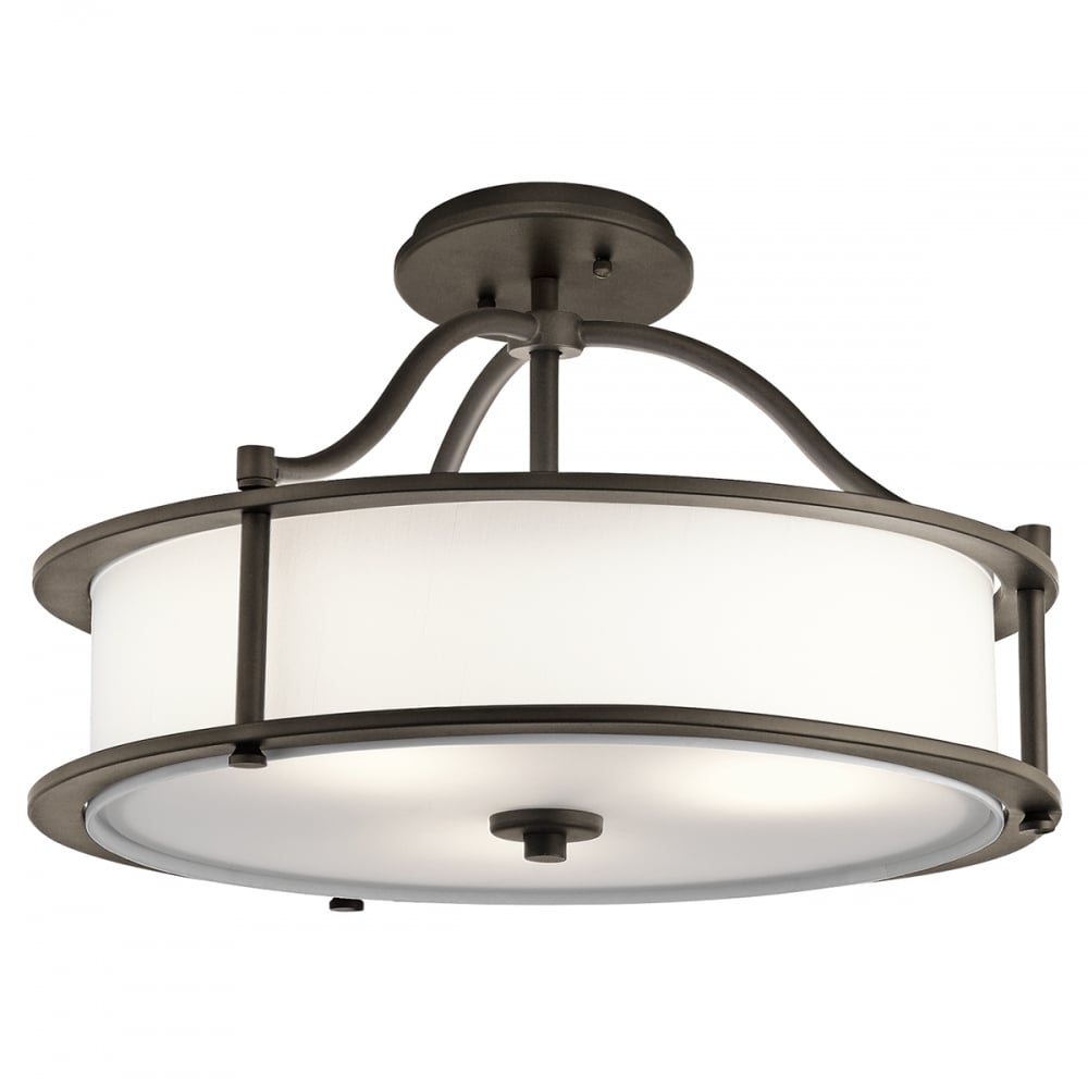 Kichler Emory 3 Light Pendant / Semi Flush - Olde Bronze