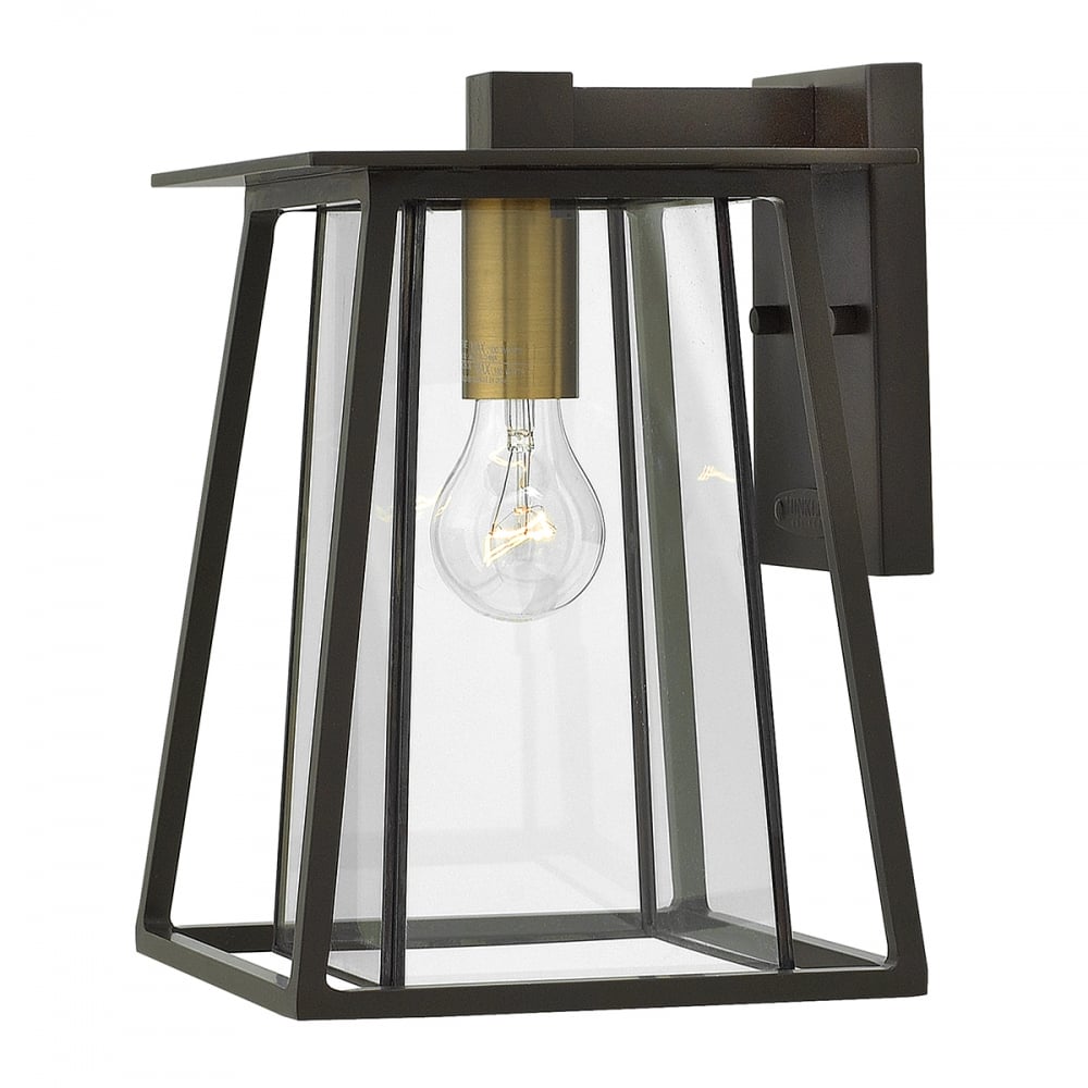 Hinkley Walker Single Medium Wall Lantern - Buckeye Bronze