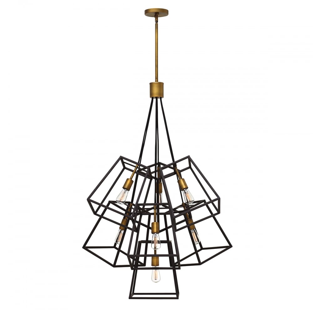 Hinkley Fulton 7 Light Chandelier - Bronze