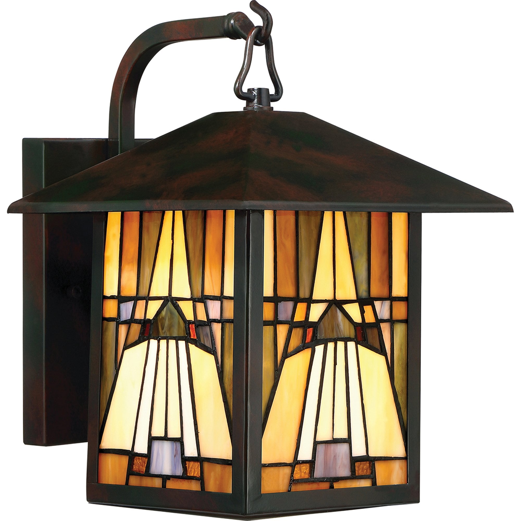 Quoizel Inglenook Single Outdoor Medium Wall Lantern - Valiant Bronze