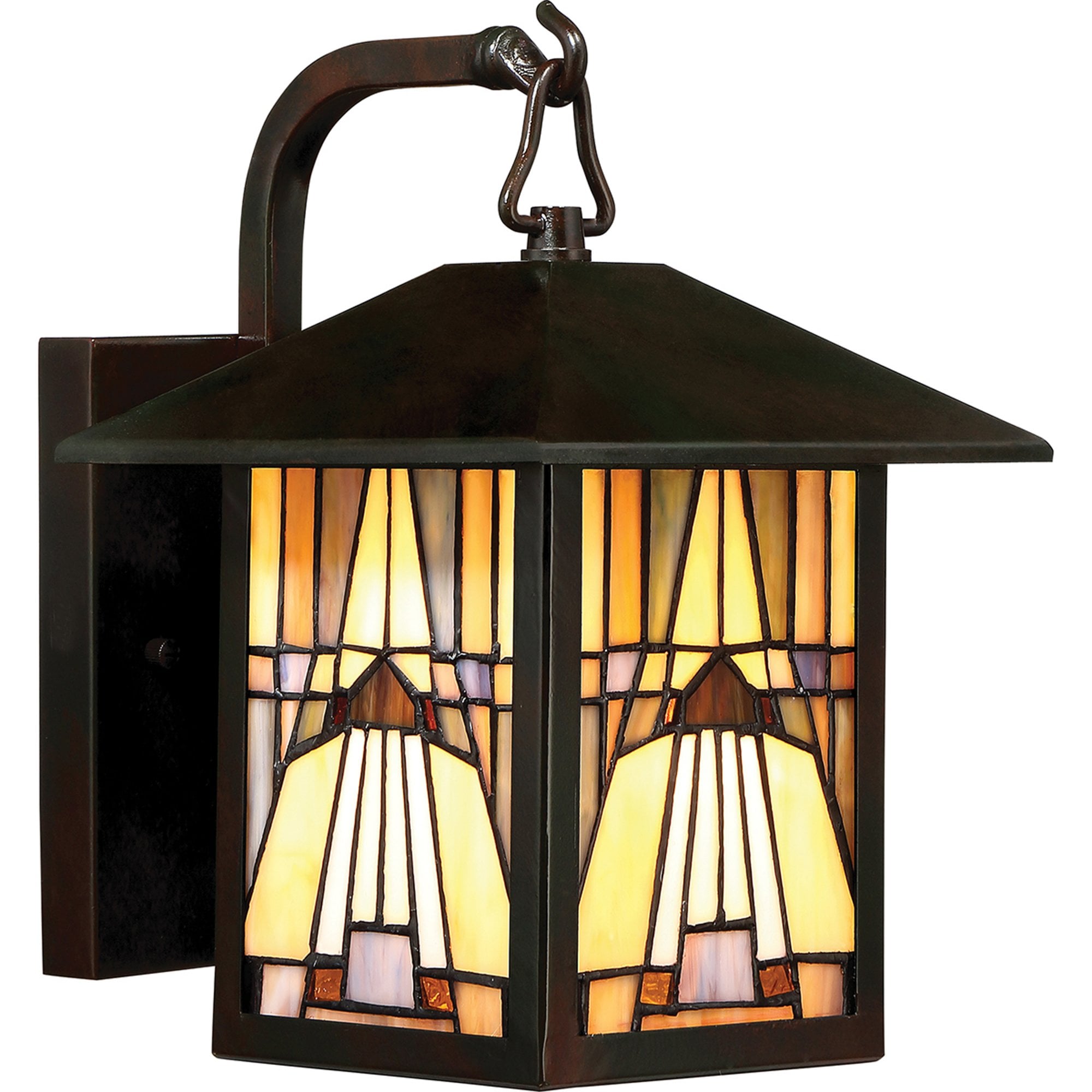 Quoizel Inglenook Single Outdoor Small Wall Lantern - Valiant Bronze