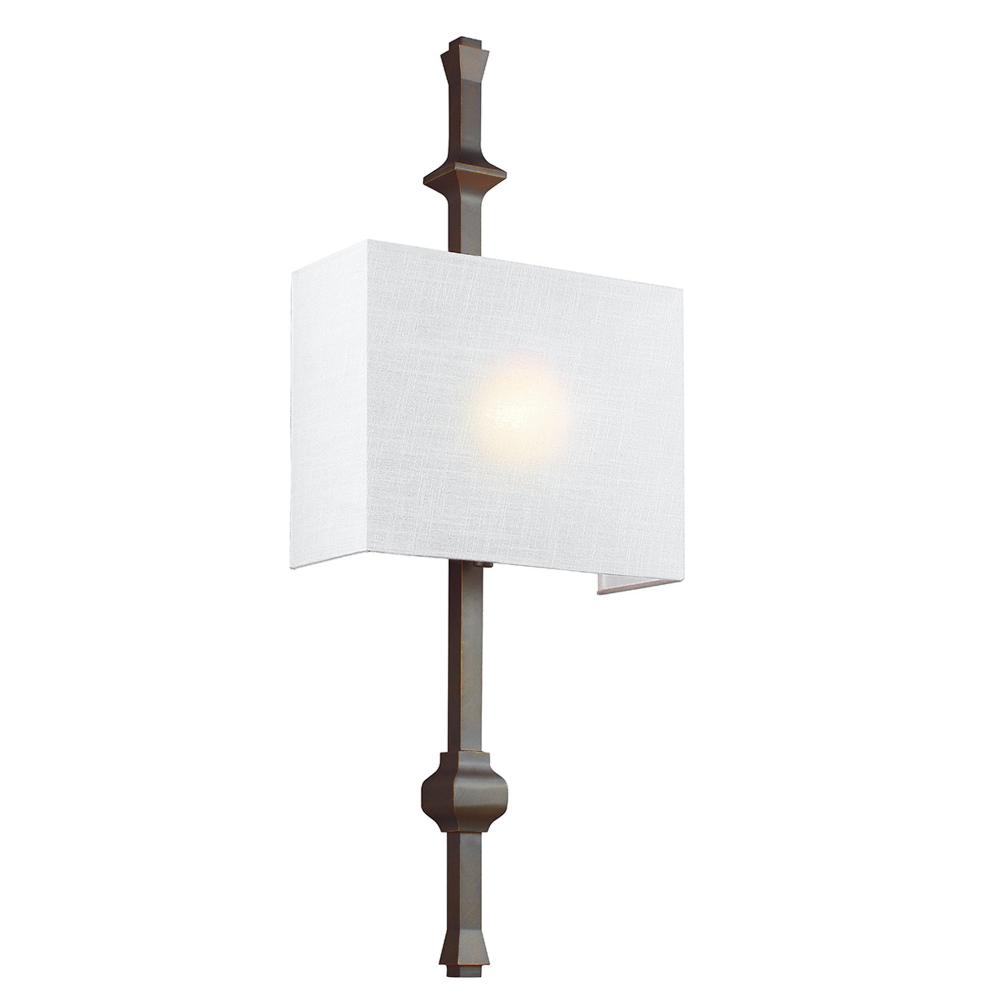 Feiss Teva Single Wall Light - Antique Bronze