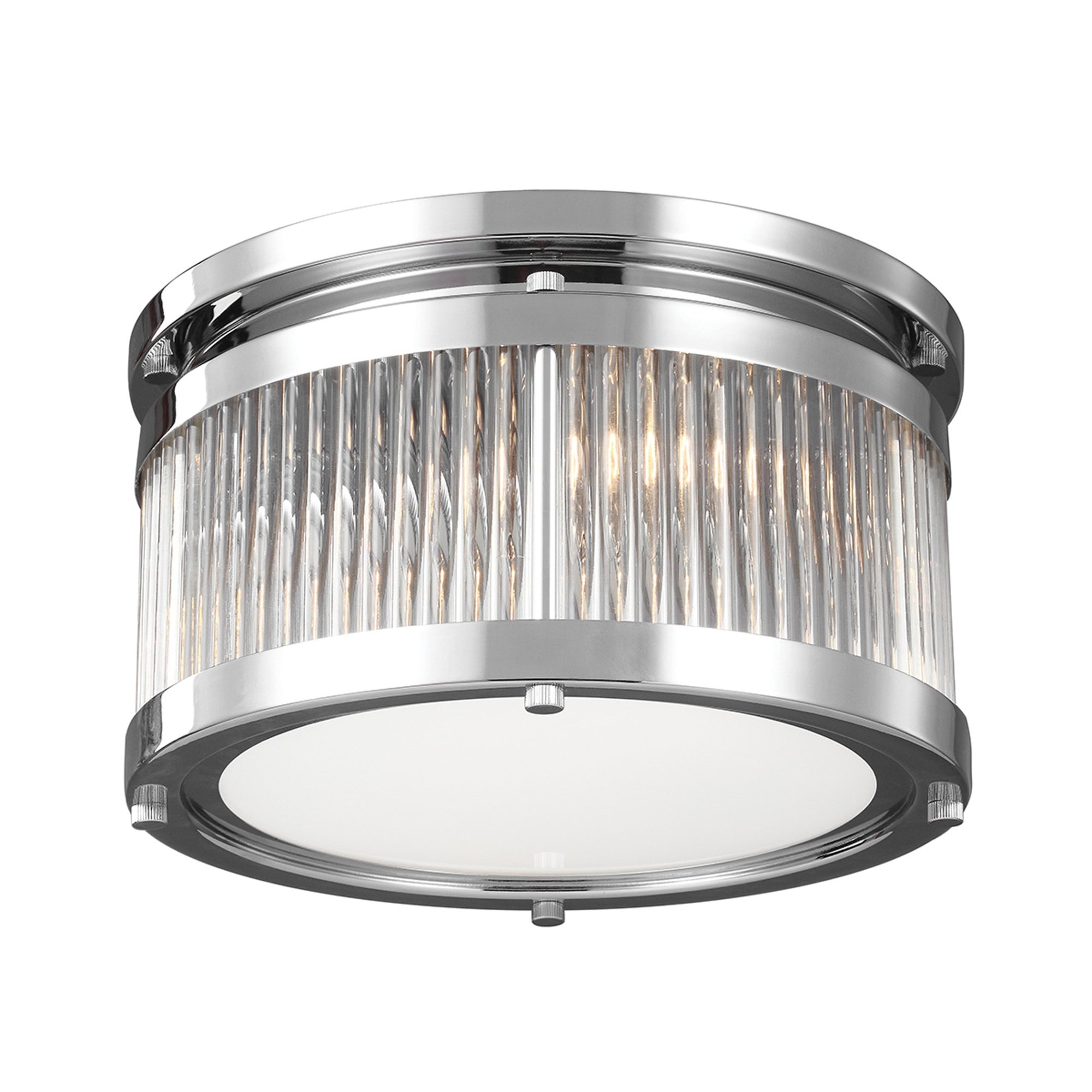Feiss Paulson 2 Light Flush Fitting - Chrome