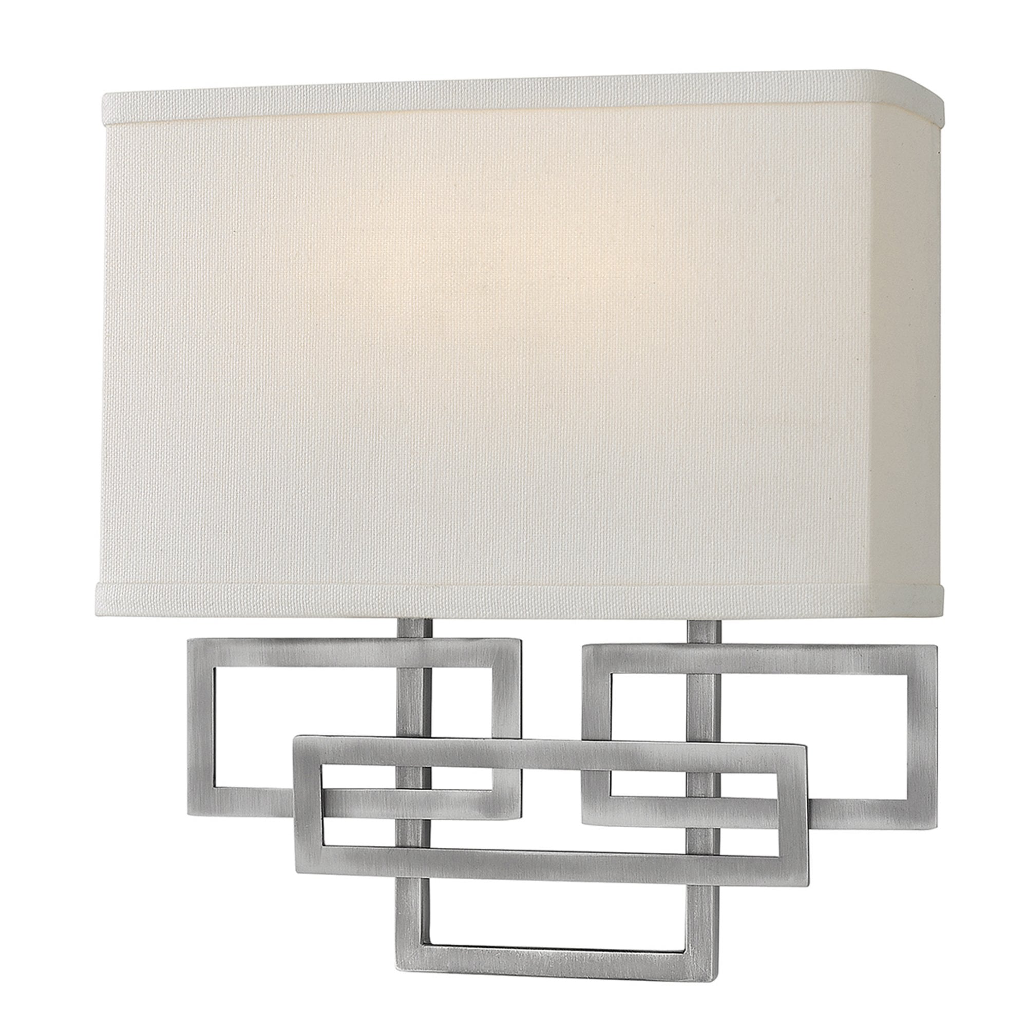 Hinkley Lanza 2 Light Wall Light - Antique Nickel